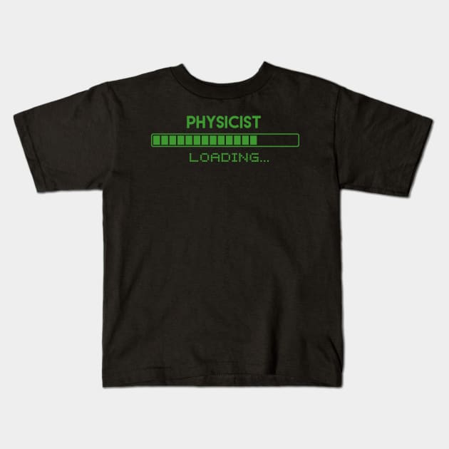 Physicist Loading Kids T-Shirt by Grove Designs